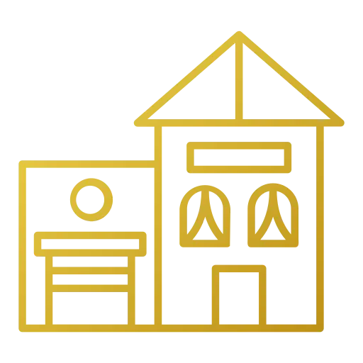 House icon representing different color and scence